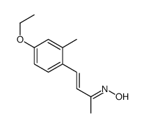 N-[4-(4-ethoxy-2-methylphenyl)but-3-en-2-ylidene]hydroxylamine结构式