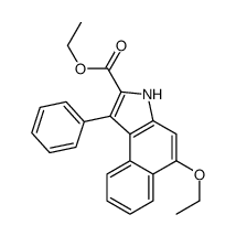 ethyl 5-ethoxy-1-phenyl-3H-benzo[e]indole-2-carboxylate结构式