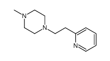 1-methyl-4-(2-pyridin-2-ylethyl)piperazine结构式