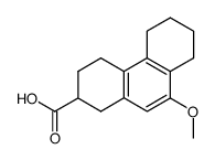 2-carboxy-9-methoxy-1,2,3,4,5,6,7,8-octahydrophenanthrene结构式