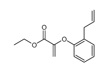 ethyl 2-(2-allylphenoxy)acrylate Structure