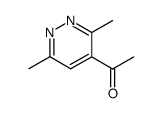 Ethanone, 1-(3,6-dimethyl-4-pyridazinyl)- (9CI)结构式