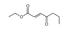 ethyl 4-oxohept-2-enoate Structure