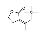 3-(1-trimethylsilylpropan-2-ylidene)oxolan-2-one结构式