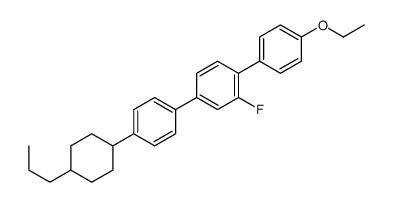 1-(4-ethoxyphenyl)-2-fluoro-4-[4-(4-propylcyclohexyl)phenyl]benzene Structure