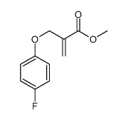 methyl 2-[(4-fluorophenoxy)methyl]prop-2-enoate Structure