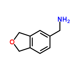 1-(1,3-Dihydro-2-benzofuran-5-yl)methanamine结构式