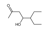 5-ethyl-4-hydroxy-2-heptanone Structure
