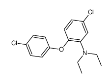 5-chloro-2-(4-chlorophenoxy)-N,N-diethylaniline structure