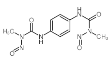 Urea, N,N-1,4-phenylenebis[N-methyl-N-nitroso-结构式