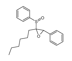 1,2-epoxy-1-phenyl-2-phenylsulfinyloctane Structure