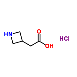 2-(吖丁啶-3-基)乙酸盐酸结构式