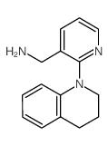 {2-[3,4-Dihydro-1(2H)-quinolinyl]-3-pyridinyl}methanamine结构式