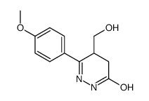 4-(hydroxymethyl)-3-(4-methoxyphenyl)-4,5-dihydro-1H-pyridazin-6-one结构式