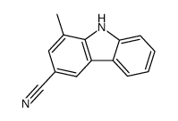 1-Methyl-9H-carbazol-3-carbonitril Structure
