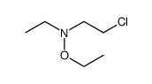 N-(2-CHLOROETHYL)-N,O-DIETHYLHYDROXYLAMINE structure