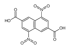 1,5-dinitronaphthalene-3,7-dicarboxylic acid结构式