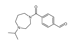 4-(4-isopropyl-[1,4]diazepane-1-carbonyl)-benzaldehyde Structure