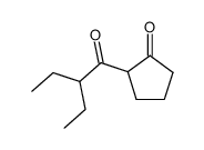 2-(2-ethyl-butyryl)-cyclopentanone结构式