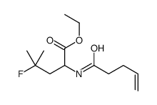 ethyl 4-fluoro-4-Methyl-2-pent-4-enamidopentanoate Structure
