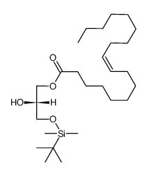 1-oleoyl-3-O-tert-butyldimethylsilyl-sn-glycerol Structure