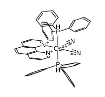 [Os(PPh3)2(CN)2(1,10-phenanthroline)]结构式