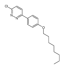 3-chloro-6-(4-octoxyphenyl)pyridazine结构式