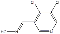 4,5-Dichloropyridine-3-carbaldehyde oxime Structure