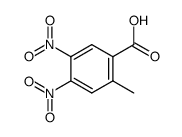 2-methyl-4,5-dinitrobenzoic acid结构式