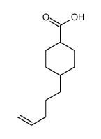 4-pent-4-enylcyclohexane-1-carboxylic acid Structure