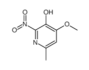 4-methoxy-6-methyl-2-nitropyridin-3-ol结构式