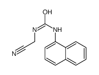 3-Cyanomethyl-1-(1-naphthyl)urea structure