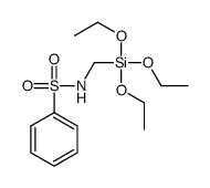 N-(triethoxysilylmethyl)benzenesulfonamide Structure