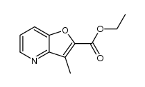 3-methylfuro[3,2-b]pyridine-2-carboxylic acid,ethyl ester结构式