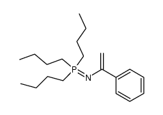 [(1-phenylvinyl)imino]tributylphosphorane Structure