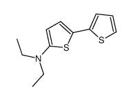 N,N-diethyl-5-thiophen-2-ylthiophen-2-amine结构式