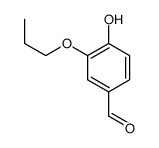 4-hydroxy-3-propoxybenzaldehyde结构式