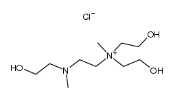 bis-(2-hydroxy-ethyl)-{2-[(2-hydroxy-ethyl)-methyl-amino]-ethyl}-methyl-ammonium, chloride Structure