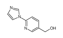 (6-imidazol-1-ylpyridin-3-yl)methanol structure