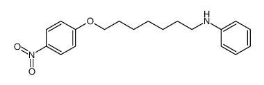 N-[7-(4-nitrophenoxy)heptyl]aniline结构式