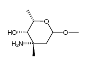 methyl L-vancosaminide Structure