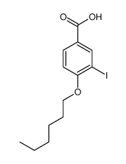 4-hexoxy-3-iodobenzoic acid Structure
