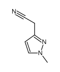 (1-Methyl-1H-pyrazol-3-yl)-acetonitrile Structure