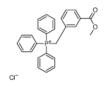 (3-methoxycarbonylphenyl)methyl-triphenylphosphanium,chloride Structure