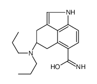 4-(dipropylamino)-1,3,4,5-tetrahydrobenzo[cd]indole-6-carboxamide结构式