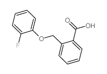 2-[(2-Fluorophenoxy)methyl]benzoic acid结构式