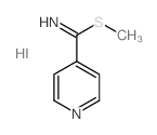 S-Methyl-4-pyridylthioimidate hydroiodide Structure