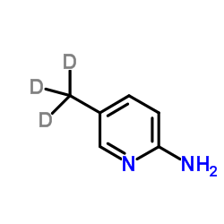 2-Amino-5-(methyl-d3)-pyridine结构式
