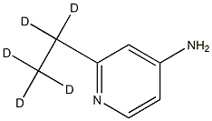 4-Amino-2-(ethyl-d5)pyridine结构式