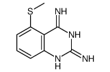 5-methylsulfanylquinazoline-2,4-diamine Structure